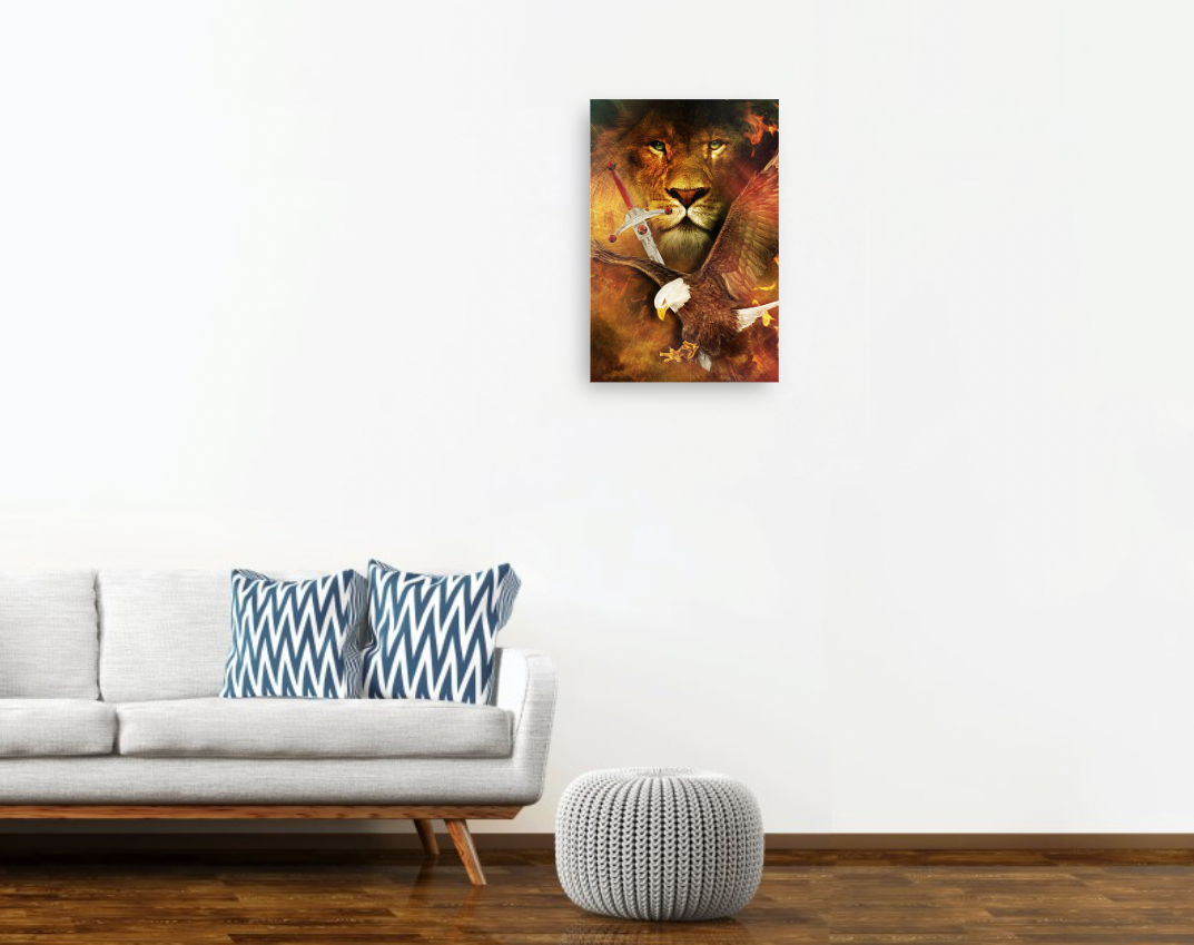 Prophetic Art - Lion, Sword, Eagle Art (Print Only)