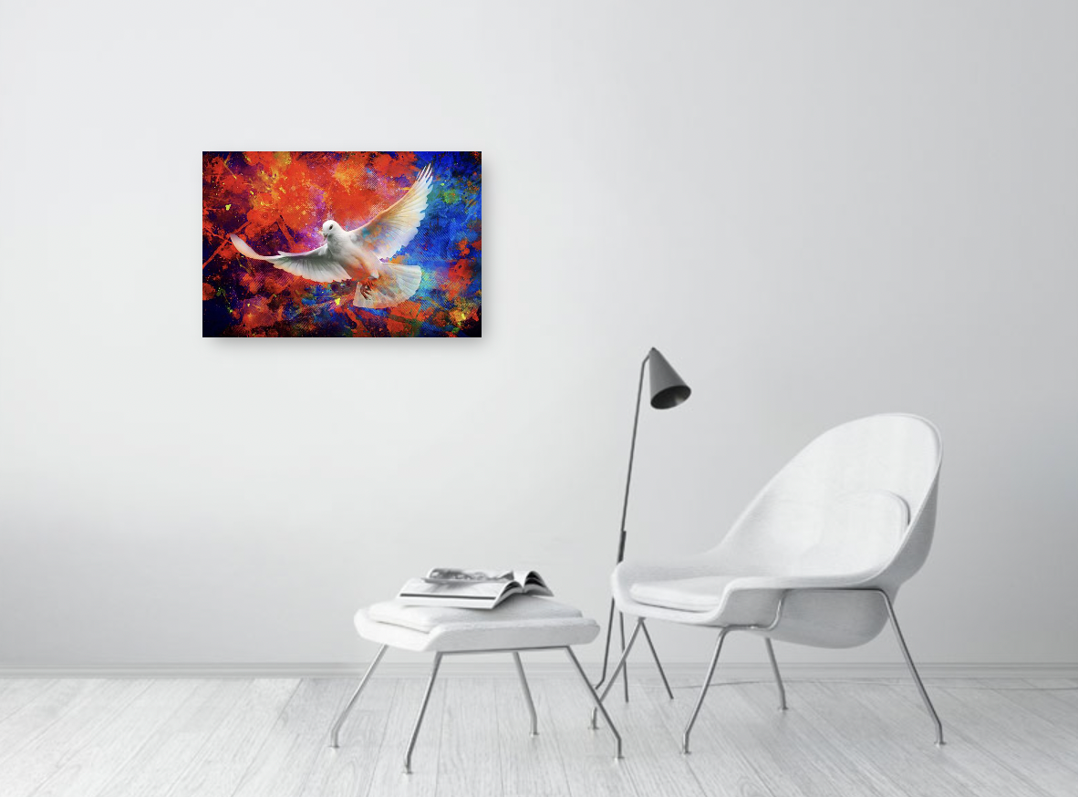 Prophetic Art - Prophetic Mantle - Dove (Print-Only)