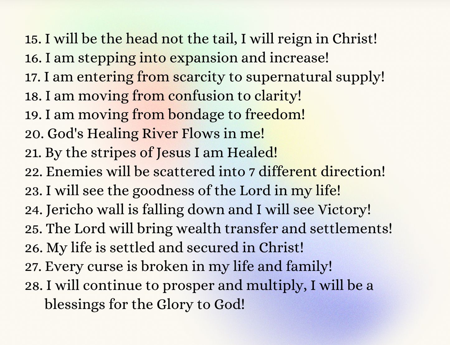 365 Prophetic Declarations!